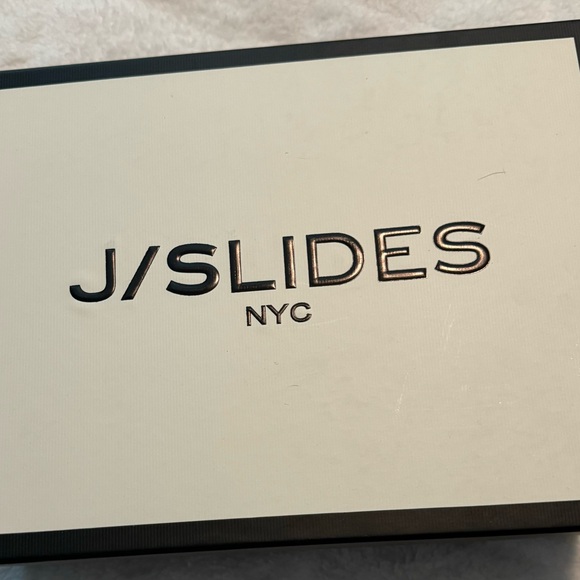 J/Slides Bonnie Light Pink Leather Platform Sandal Size 8 - Picture 8 of 8